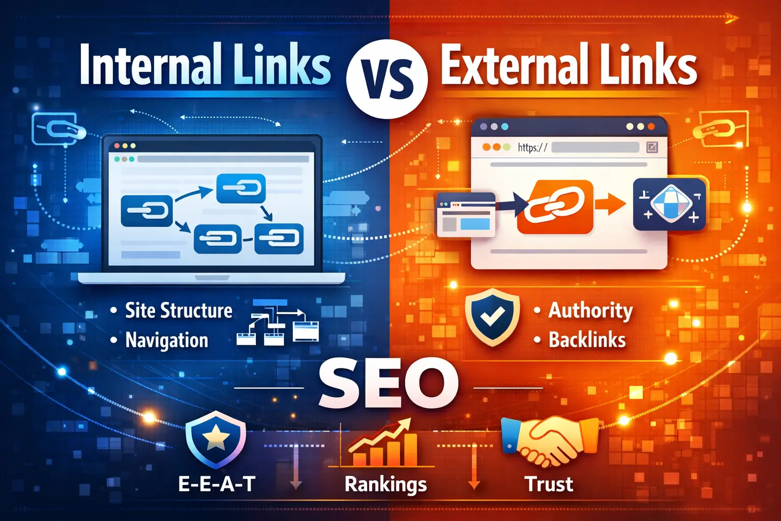 Internal vs External Links in SEO: Complete EEAT Guide